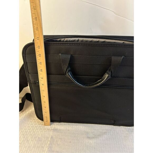 Samsonite laptop computer bag padded black 17x14x5.5" multi compartments - Picture 6 of 12